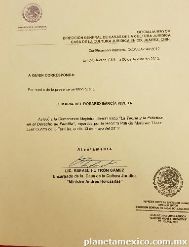 Lic. Rosario García (abogada Familiar) en Juárez: teléfono, horarios y ...