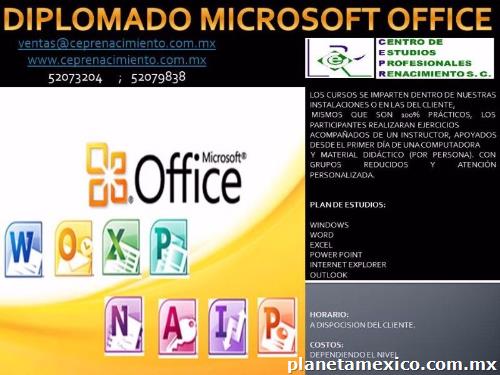 Diplomado De Microsoft Office en Cuauhtémoc