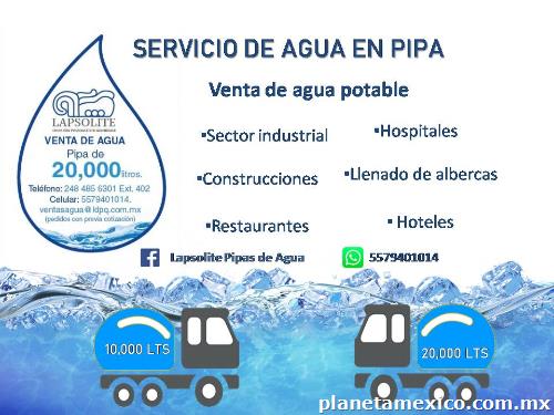 Pipas de agua potable en México - Puritec de México